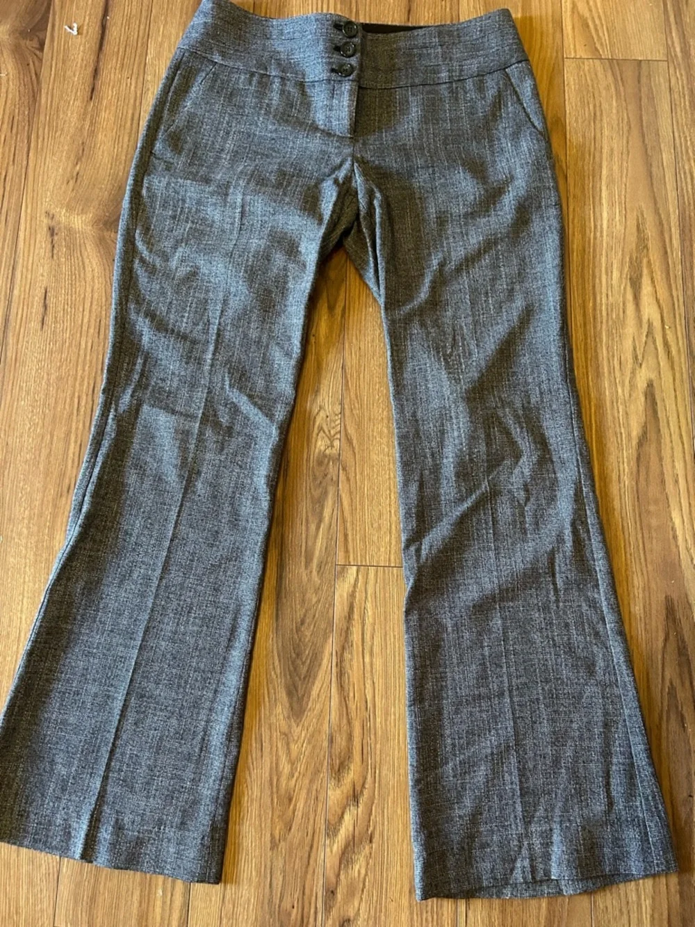 The Limited Heather Brown Pinstripe Dress Pants - Picture 1 of 5